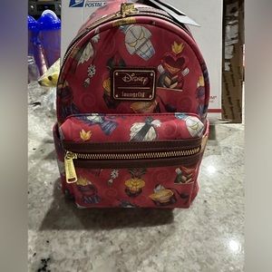 NWT Never Been Used Disney Villans Perfume Bottle Loungefly Mini Backpack
